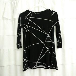 Alfani Petite Lazer Pattern Top